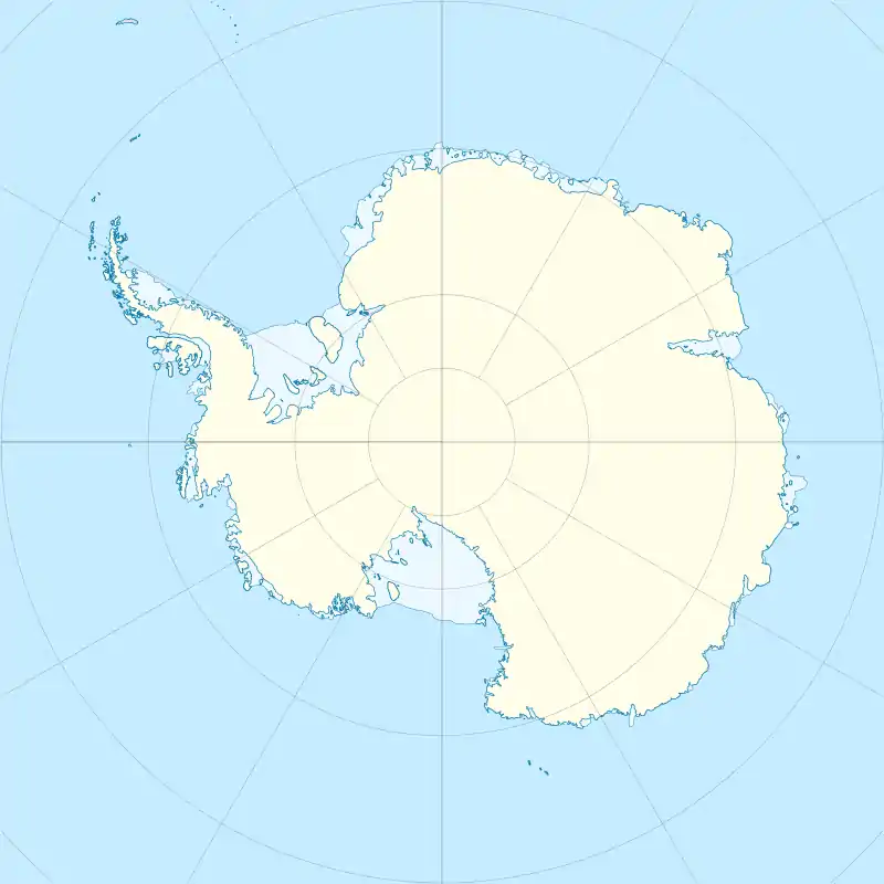 Roosevelt is located in Antarctica