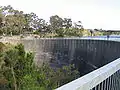The Whispering Wall carries sounds clearly over 140 metres (460&nbsp;ft)