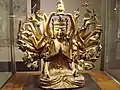 1000-armed Avalokiteshvara, 10th–11th century.  Cast iron, h. 58&nbsp;cm. Guimet Museum.